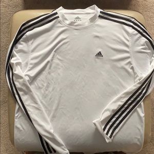 Mens Adidas Microfiber Long Sleeve Pullover